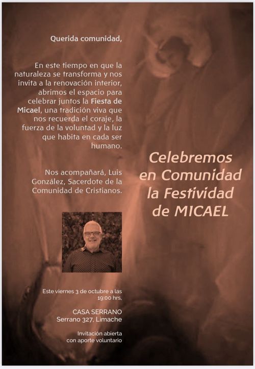 Celebreos en Comunidad la Festividad de Micael