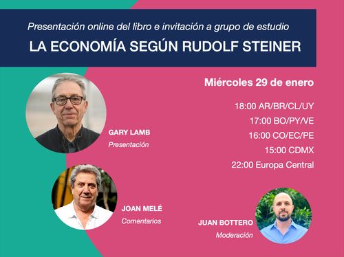 La Economía según Rudolf Steiner - evento online con Gary Lamb