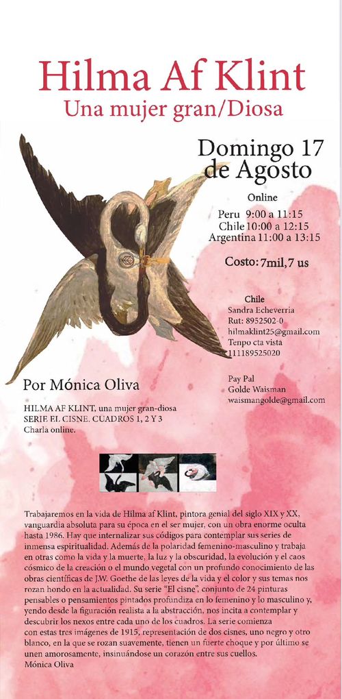 Taller: Hilma Af Klint: una mujer gran/Diosa