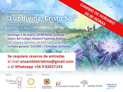 Presentación de Euritmia: "Luz Divina, Cristo Sol"