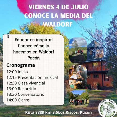 Casa Abierta de Media Waldorf Pucón.