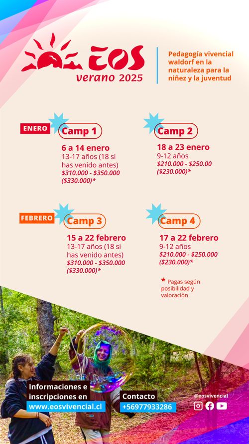 CAMPAMENTO EOS: Pedagogía Vivencial