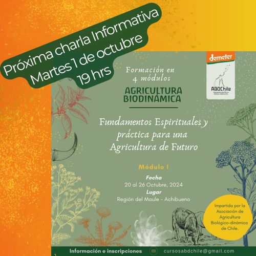 Charla informativa Formación en Agricultura Biodinámica