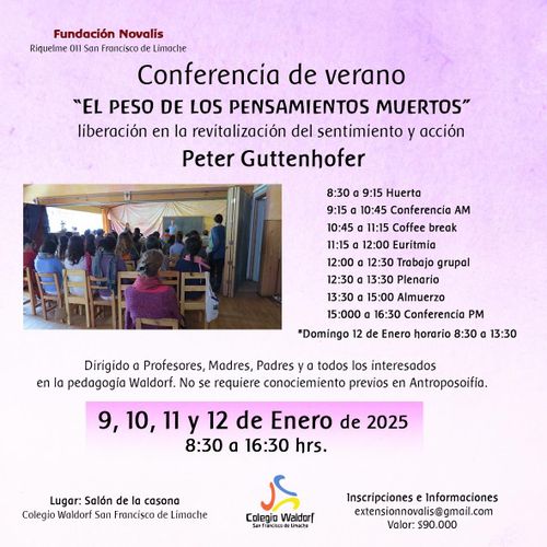 Conferencia de Verano: "El peso de los pensamientos muertos"