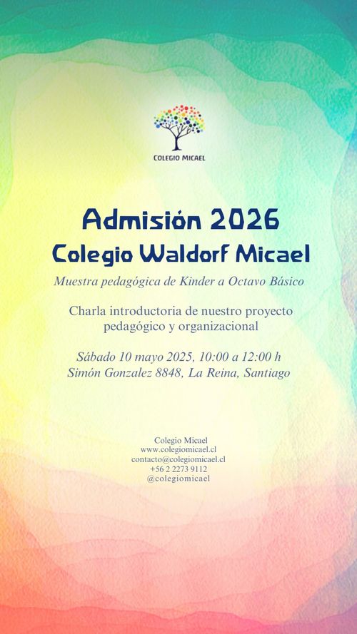 Charla introductoria del Proyecto Pedagógico y Organizacional del Colegio Micael