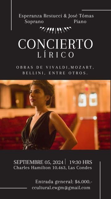 CONCIERTO LÍRICO: Obras de Vivaldi, Mozart, Bellini, entre otros