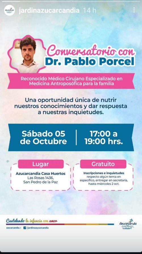 Conversatorio con el Doctro Antroposófico Pablo Porcel