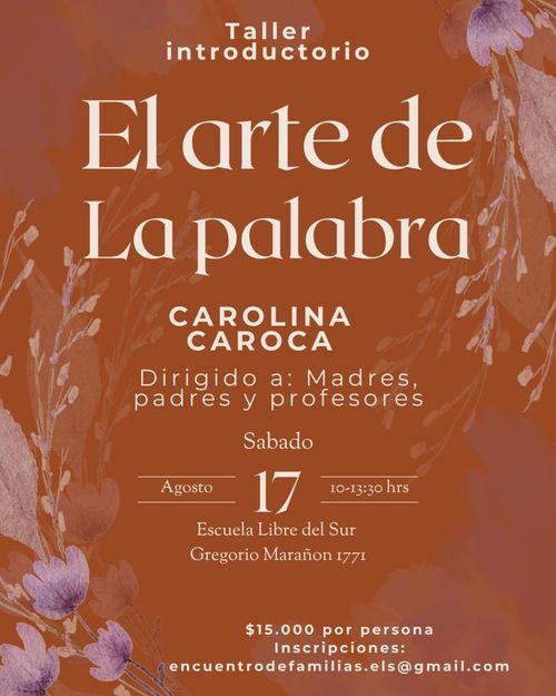 Taller introductorio: El Arte de la Palabra