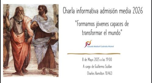 Charla informativa para admisión enseñanza media colegio Gabriela Mistral
