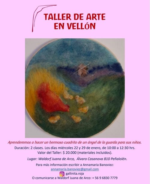 Taller de arte en vellón