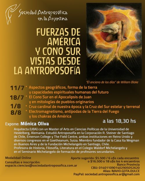 Charla: Electromagentismo, antípodas de la Tierra del Fuego y los chakras de América.