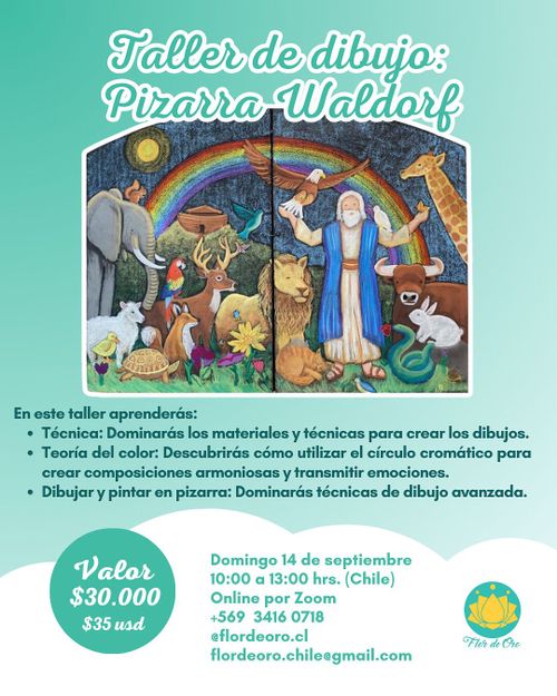 Taller de dibujo: Pizarra Waldorf