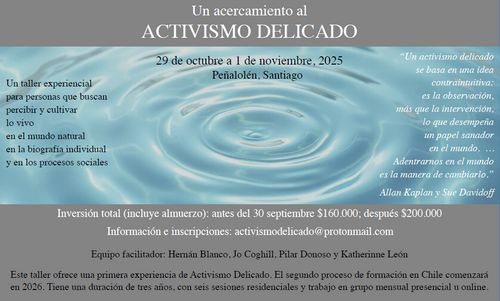 Taller "Un Acercamiento al Activismo delicado"