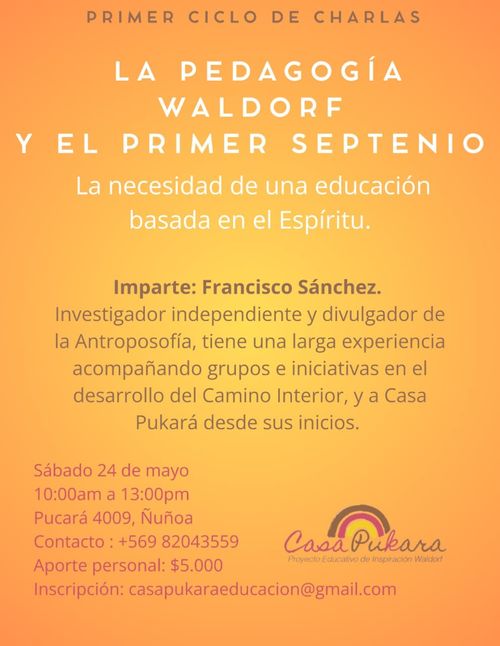 Charla: La Pedagogía Waldorf y el Primer Septenio