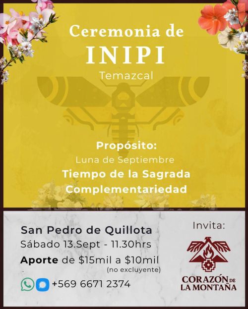 Ceremoniande Inipi (temazcal)