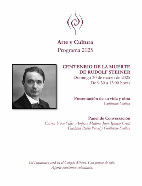 Centenario de la muerte de Rudolf Steiner: presentación de su vida y obra.