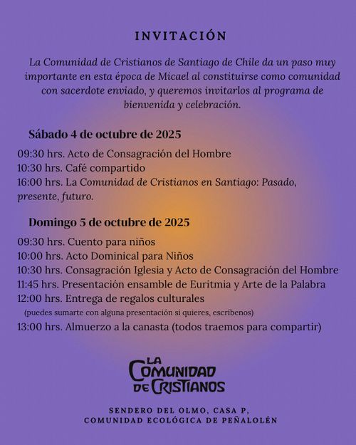Acto de Consagración del Hombre