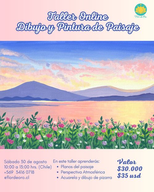 Taller online de Dibujo y Pintura de Paisaje