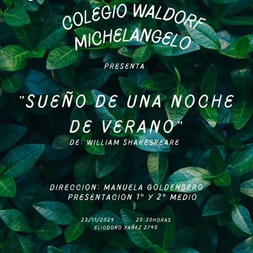 Obra de teatro: "Sueño de una noche de verano"