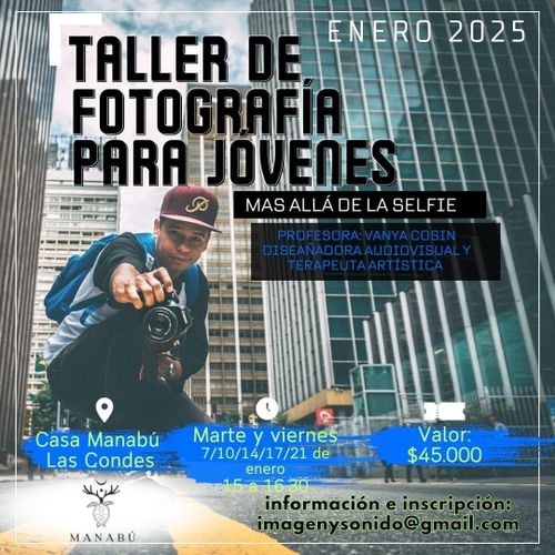 Taller de Fotografía para Jóvenes (14 a 19 años): más allá de la selfie